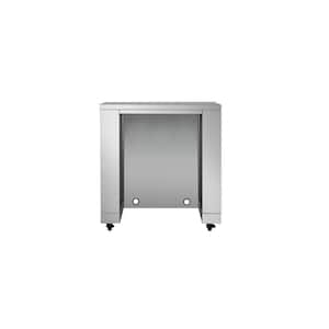 Stainless Steel Outdoor Appliance Cabinet with No Doors (35.2 in. W x 26 in. D x 38 in. H)