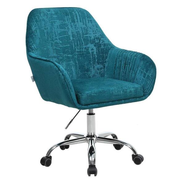 green desk chair with arms