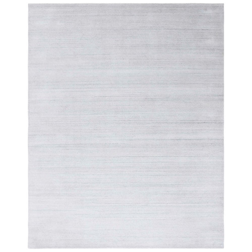 Silver Color Rug SAFAVIEH Mirage 10 ft. x 14 ft. Silver Solid Color Area Rug MIR550E-10 ...