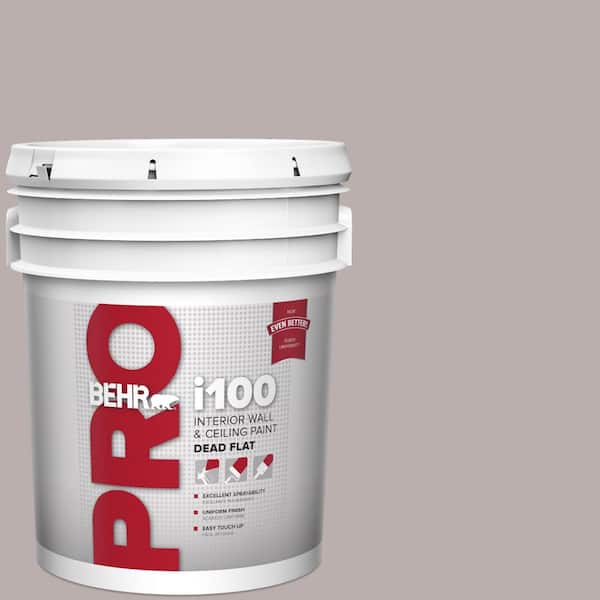 5 gal. #PPU17-11 Vintage Mauve Dead Flat Interior Paint