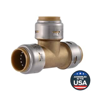 Max 3/4 in. Push-to-Connect Brass Tee Fitting