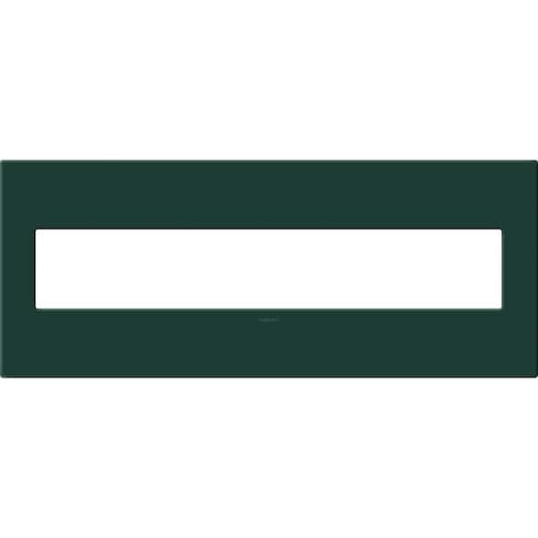 Legrand adorne 6-Gang Decorator/Rocker Plastic Wall Plate with Microban Protection, Evergreen