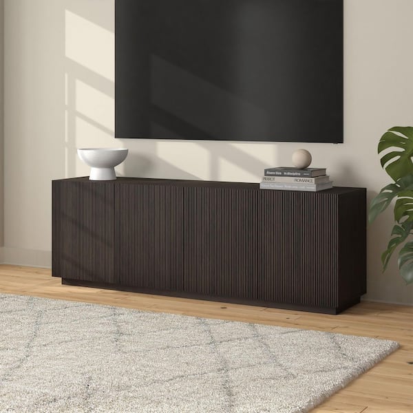 Meyer&Cross Halifax 70 in. Alder Brown TV Stand Fits TV's up to 75