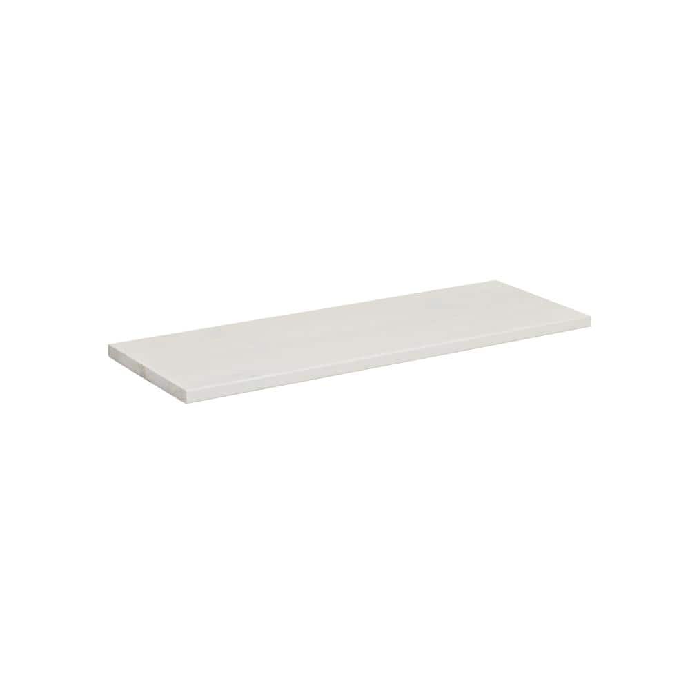 LITE VINTAGE 23.6 in. W x 7.9 in. D x 0.71 in. White Pine Decorative Wall Shelf Without Brackets price history on PriceWatchPro