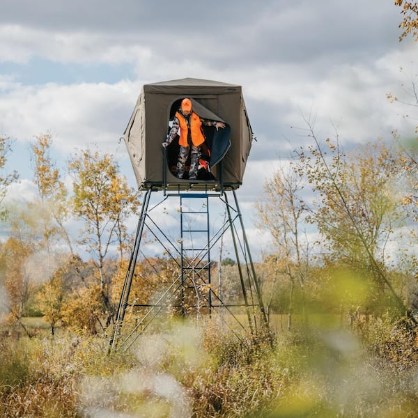 RD30 Permanent Hub Hunting Blind Withstand All-Weather Fabric 3