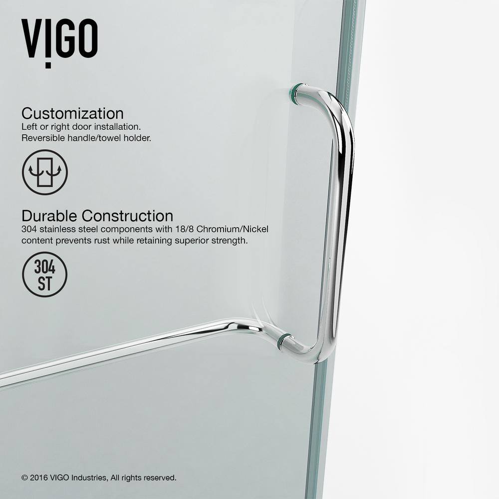 Piedmont Frameless Neo-Angle Shower Enclosure with Clear Glass and Brushed Nickel Hardware