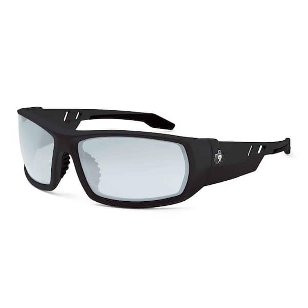Ergodyne Skullerz Odin Black Anti-Fog Safety Glasses, In/Outdoor Lens ANSI Certified