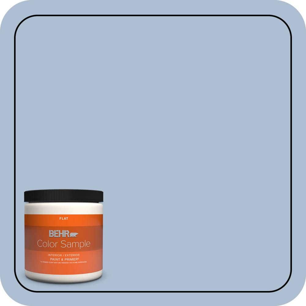 8 oz. #580E-3 Sweet Blue Flat Interior/Exterior Paint & Primer Color Sample price history on PriceWatchPro