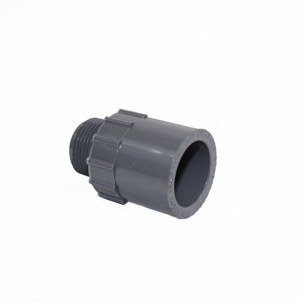 thumbnail image 2 of Lot Of 50 ERA Sch 80 PVC 1 Inch Male Adapters – Socket X Male NPT Thread 2 of 12