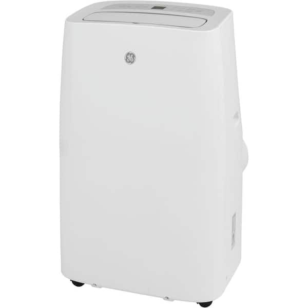 Ge 12 000 Btu 7 800 Btu Doe Portable Air Conditioner With Dehumidifier And Remote In White Apca12xylw The Home Depot