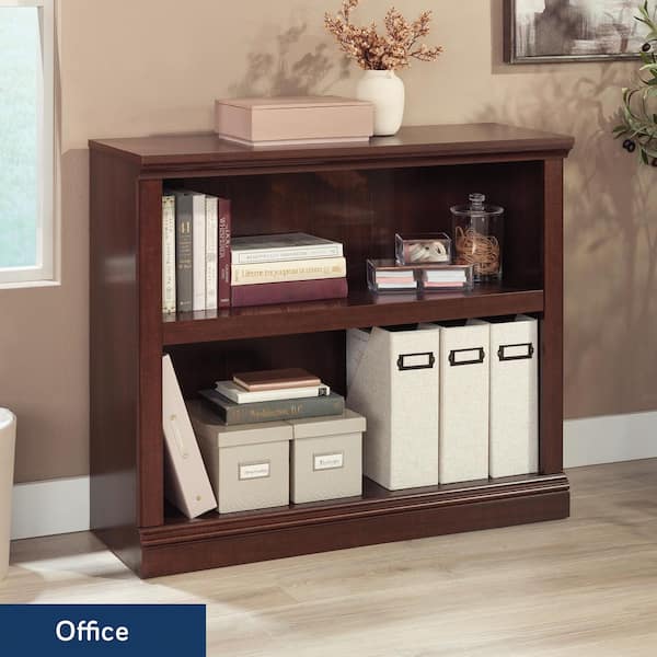 SAUDER Select Cherry Engineered Wood Rectangular 35 in. 1 -Shelf