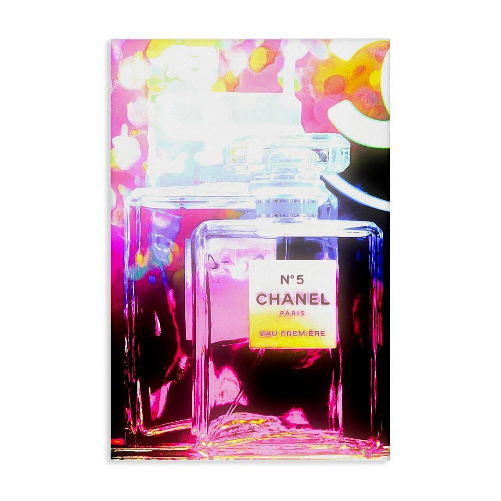 Pretty In Pink Perfume by Graffi tee Studios Unframed Abstract Graphic Art Print 36 in. x 24 in. price history on PriceWatchPro