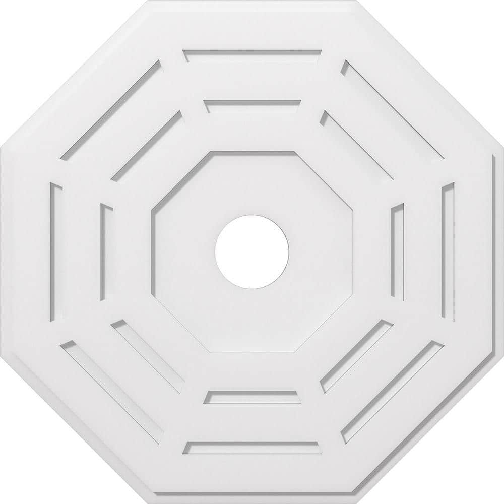 1 in. P X 13-1/2 in. C X 34 in. OD X 5 in. ID Westin Architectural Grade PVC Contemporary Ceiling Medallion price history on PriceWatchPro