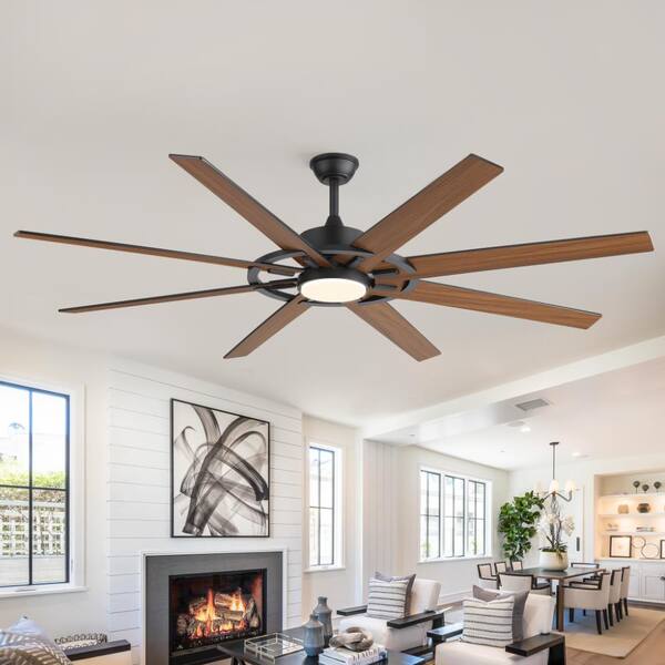 Channel Thunder Steppe プロモ CF LGS365 FaB Flashwind 72 in. Indoor/Outdoor 8-Blade LED Bronze 6 Speed Ceiling