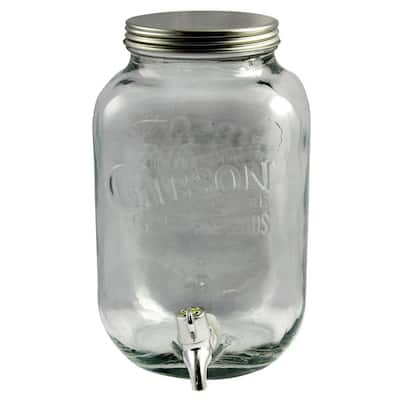 Acopa 1.75 Gallon Glass Beverage Dispenser