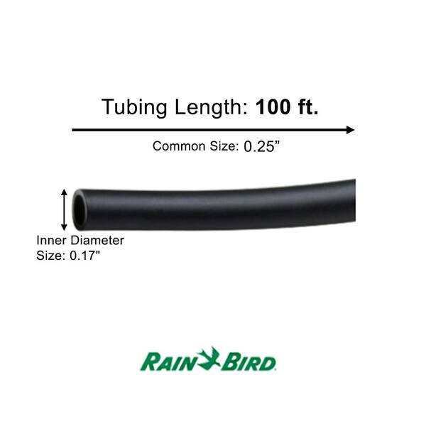100FT 1/4 Inch Drip Irrigation Tubing With 10 Pack Push-to-Connect...