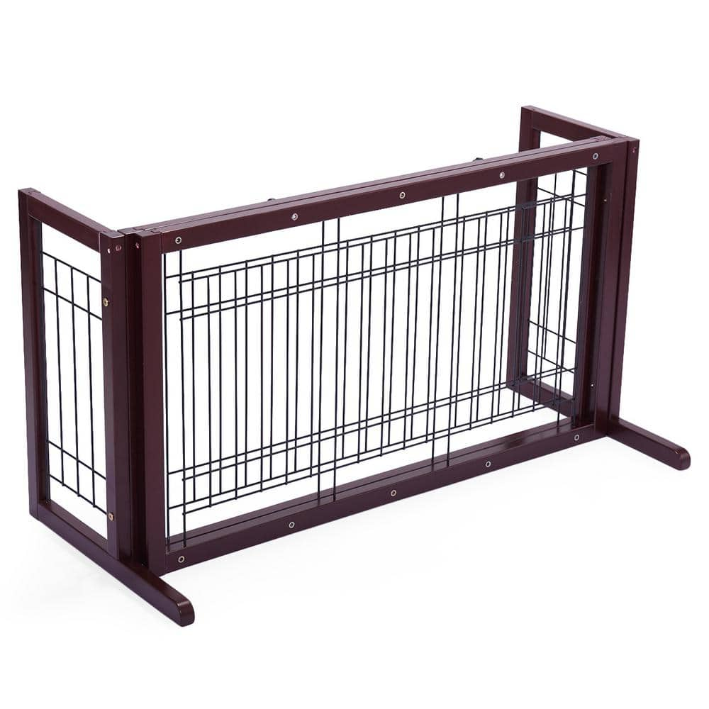 Tidoin 21 in. Wood Dog Pens Pet Fence Fence-YD-004 - The Home Depot