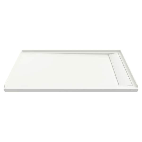 American Standard Townsend 60 in. L x 30 in. W Single Threshold Alcove Shower Pan Base with Right Drain in White