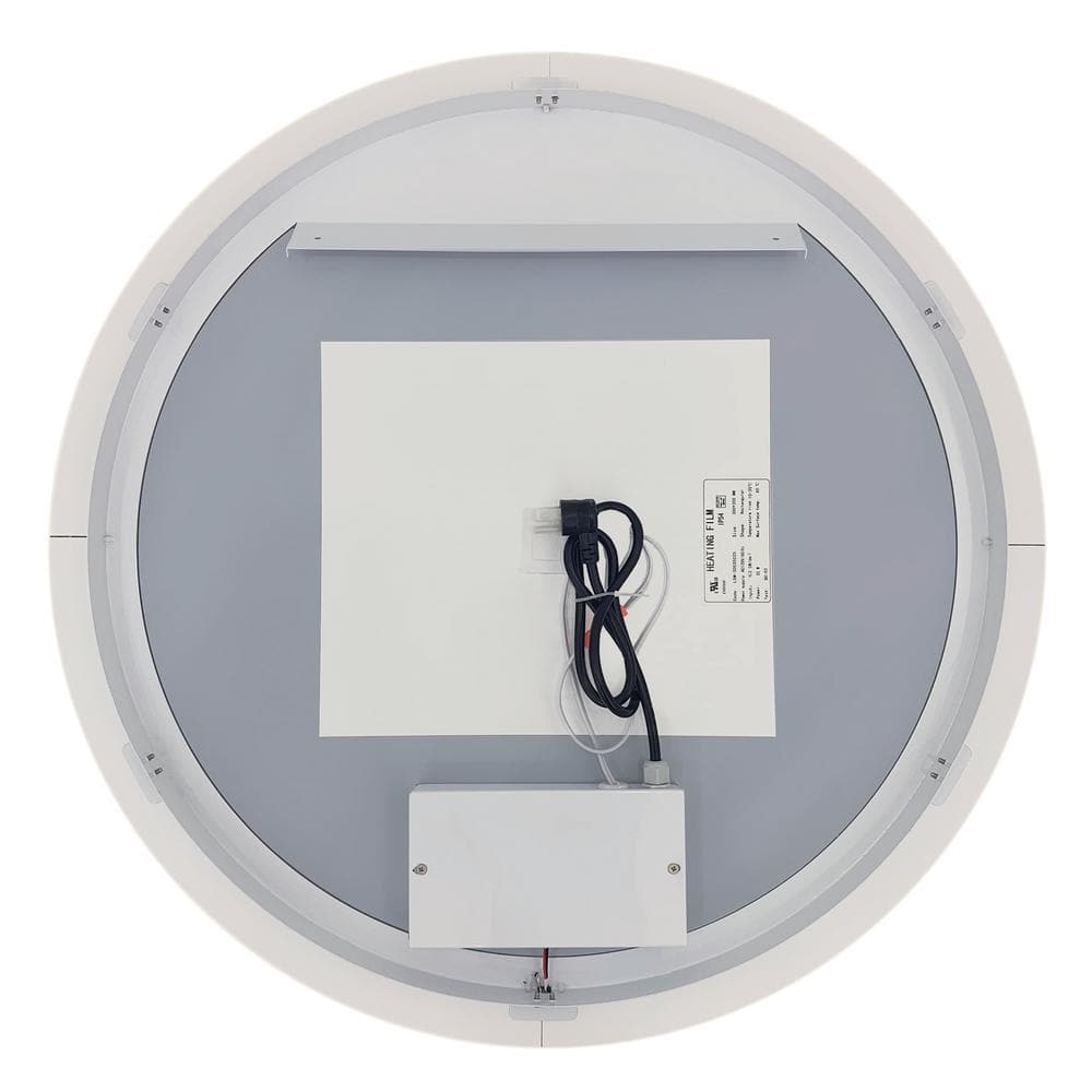 Eva 24'' Modern Frameless Bathroom Vanity Mirror with LED and Defogger
