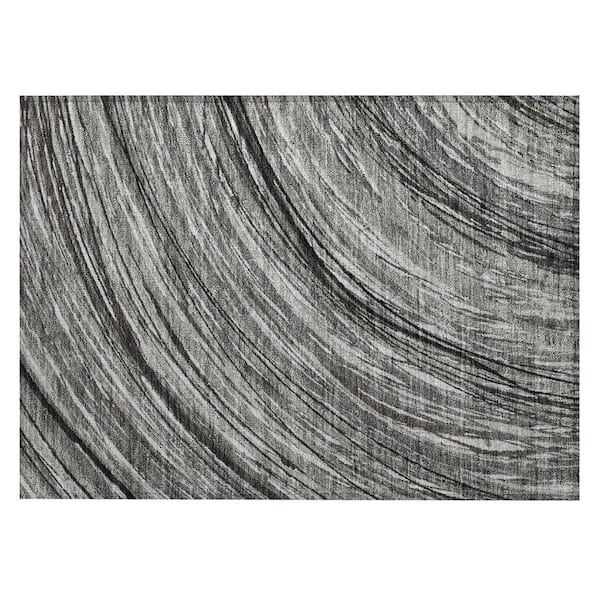 Chantille Machine Washable Indoor/Outdoor Abstract ACN2094 Taupe 1 ft. 8 in. x 2 ft. 6 in. Accent Rug