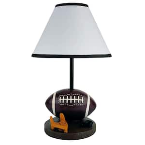 15 in. Multi-colored Football Accent Table Lamp