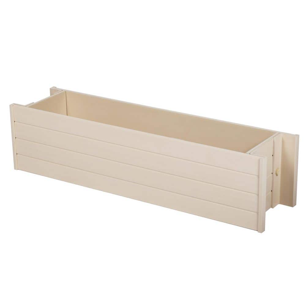 7.5 in. x 30.3 in. Beige Composite Window Box price history on PriceWatchPro