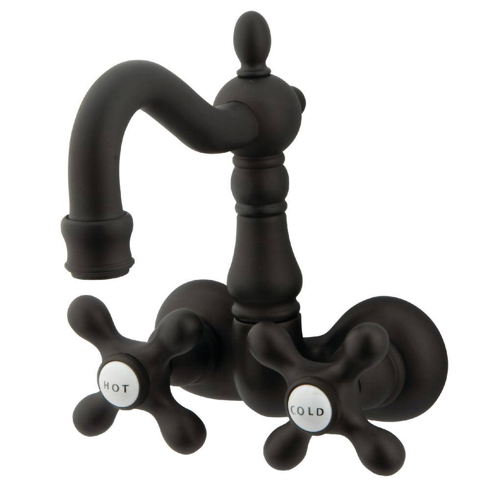 Vintage 3-3/8 in. 2-Handle Wall Mount Claw Foot Tub Faucet in Oil Rubbed Bronze price history on PriceWatchPro