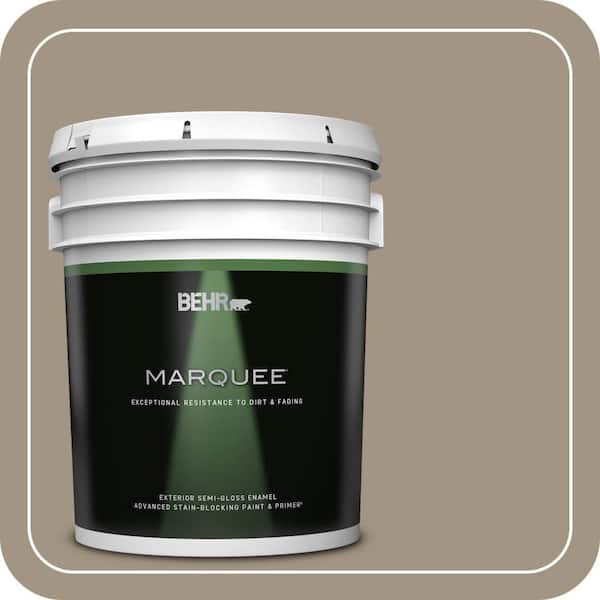 BEHR MARQUEE 5 gal. #ECC-43-2 Bridle Path Semi-Gloss Enamel Exterior Paint & Primer