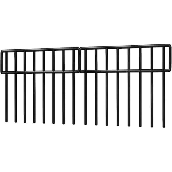 Animal Barrier Fence 16.73 in. Height Metal 14 Pack No Dig Panels for Dogs Rabbits Outdoor Yard Defense