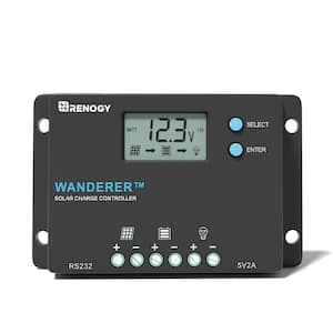 RENOGY WANDERER 30A PWM ソーラー充電コントローラー Renogy Wanderer Li - 30A PWM Negative-Ground Charge Controller