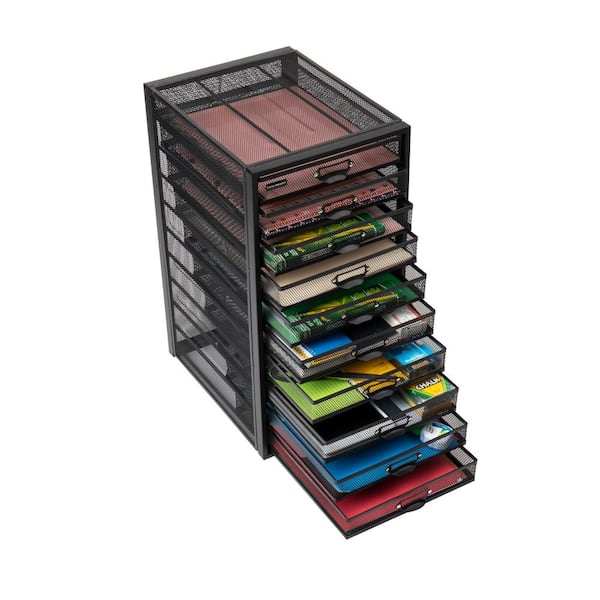 Storage Compartment Organizer Bins 64 Drawers Desktop Wall Mountable Container