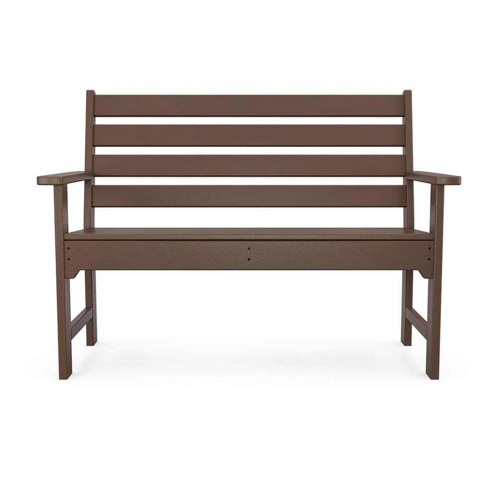Grant Park 48 in. 2-Person Mahogany Plastic Outdoor Bench price history on PriceWatchPro