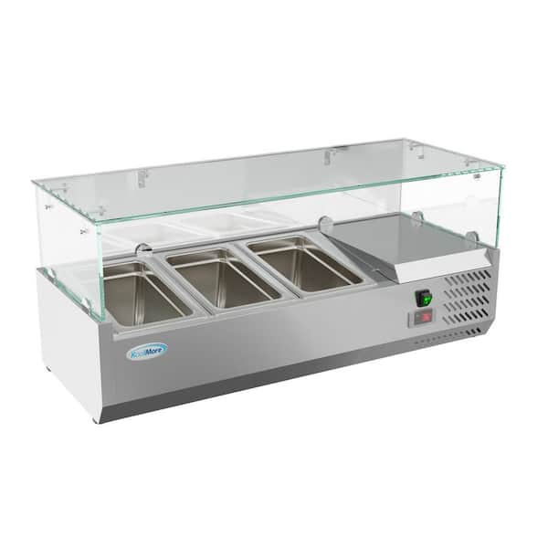 Koolmore 60 in. W 15 cu. ft. Refrigerated Food Prep Station Table