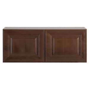 Benton Assembled 30x12x12 in. Wall Cabinet in Butterscotch