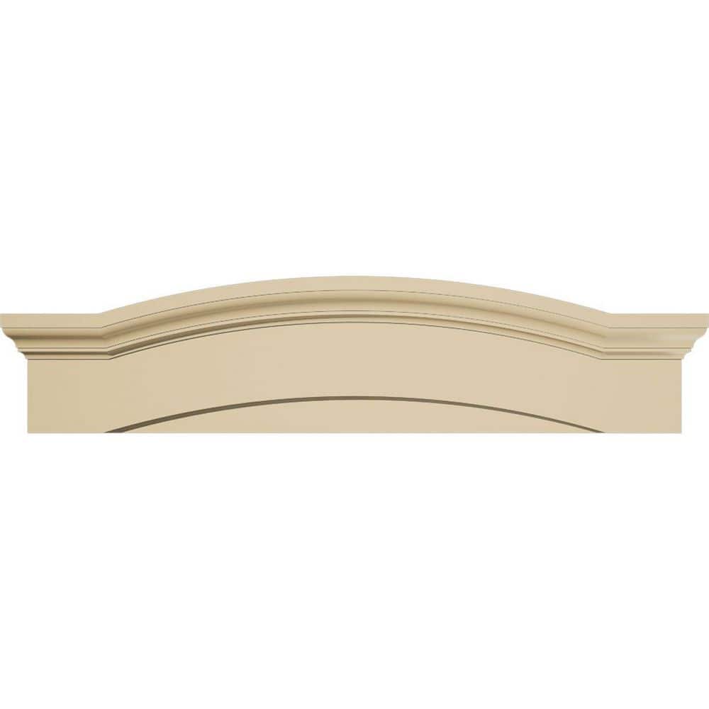 44 in. W x 10-1/2 in. H x 3 in. P Eyebrow Signature Urethane Pediment, Primed Tan price history on PriceWatchPro