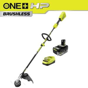 ONE+ HP 18V Brushless 15 in. Attachment Capable String Trimmer with 6.0 Ah Battery and Charger