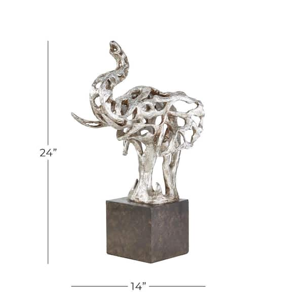 Bronze Mini Elephant Trophy, Bronze Elephant Award Statue