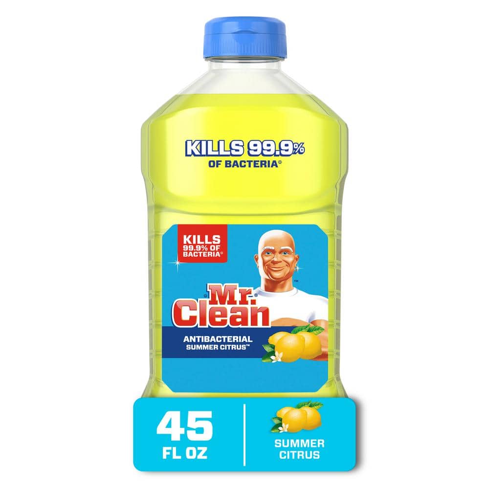 Mr. Clean 45 oz. Antibacterial Summer Citrus Scent Multi-Surface Cleaner  003700077131 - The Home Depot