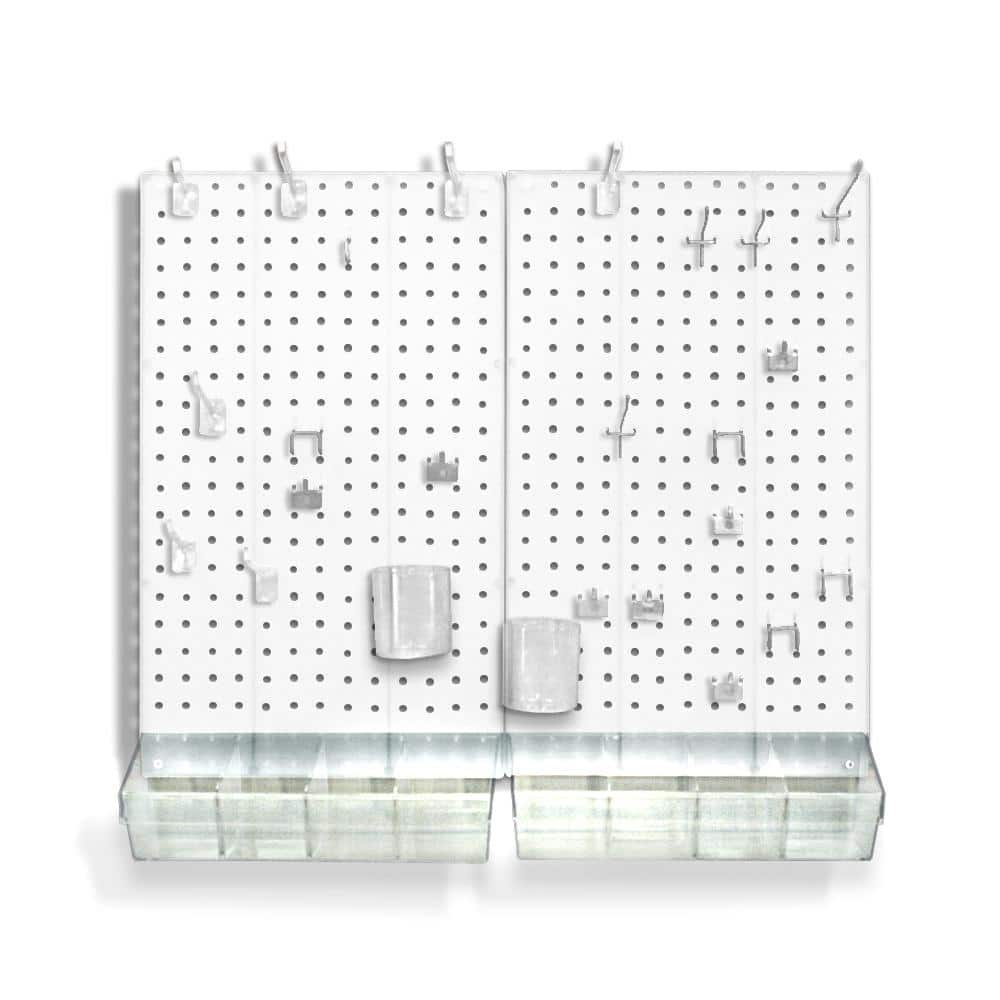 Azar Displays Plastic Eyeglass Holders For Pegboards 2 14 H x 2 14 W x 1 34  D Clear Pack Of 25 Eyeglass Holders - Office Depot