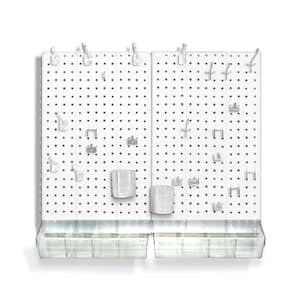 22 in. H x 27 in. W x .125 D Acrylic Pegboard Kit (70 Pieces)