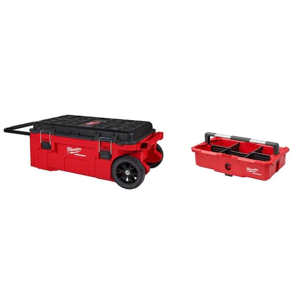 Milwaukee 48-22-8428-8045 Packout 38 in. Rolling Tool Chest and 19 in. Tool Tray - 1
