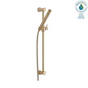 1-Spray Patterns 1.75 GPM 1.19 in. Wall Mount Handheld Shower Head in Champagne Bronze