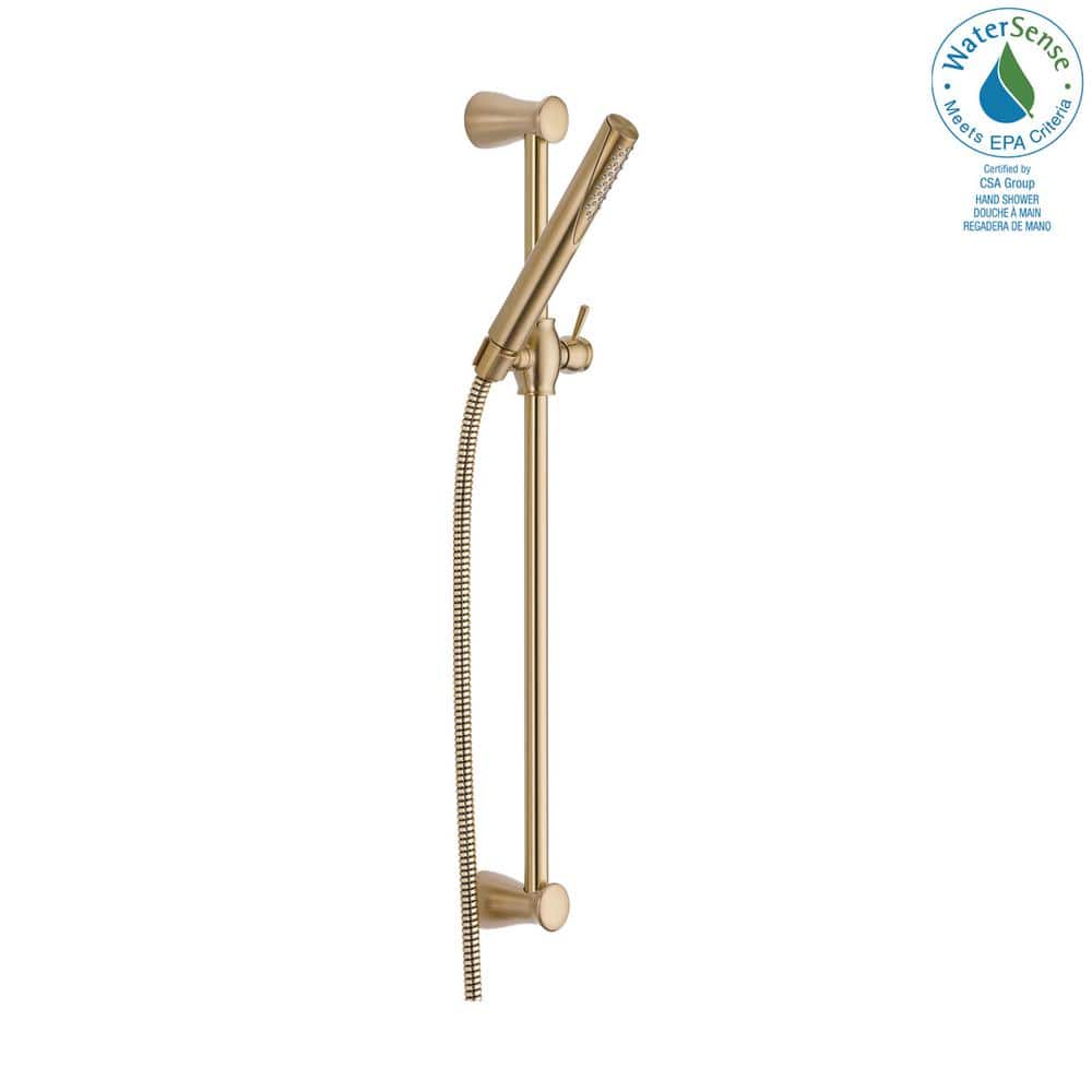Champagne Bronze Adjustable Height Wall Mounted Handheld Shower