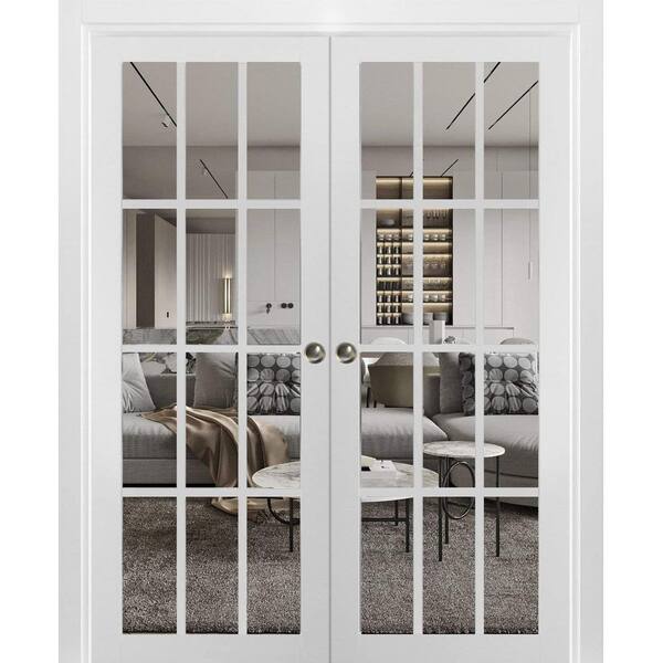 Reviews for Sartodoors 56 in. x 84 in. 1-Panel White Finished Pine Wood ...