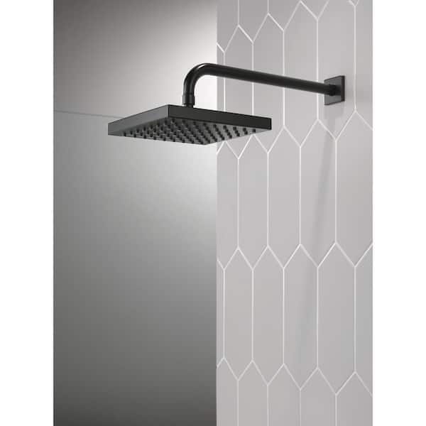 Delta 1-Spray Patterns 1.75 GPM 8 in. Wall Mount Fixed Shower Head