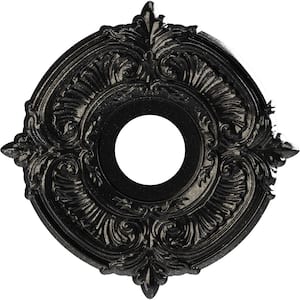 13 in. O.D. x 3-1/2 in. I.D. x 3/4 in. P Attica Thermoformed PVC Ceiling Medallion in Textured Metallic Galaxy