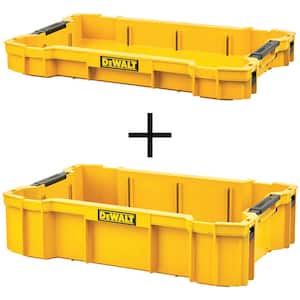TOUGHSYSTEM 2.0 Shallow Tool Tray and TOUGHSYSTEM 2.0 Deep Tool Tray