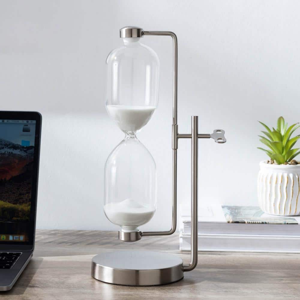 Silver Industrial Decorative Sand Timer