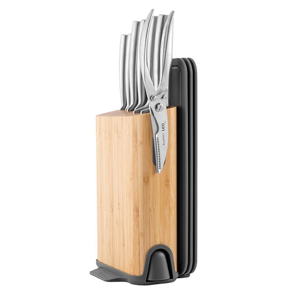 Gray Polypropylene Rectangular Cutting Board Set, 12.5"