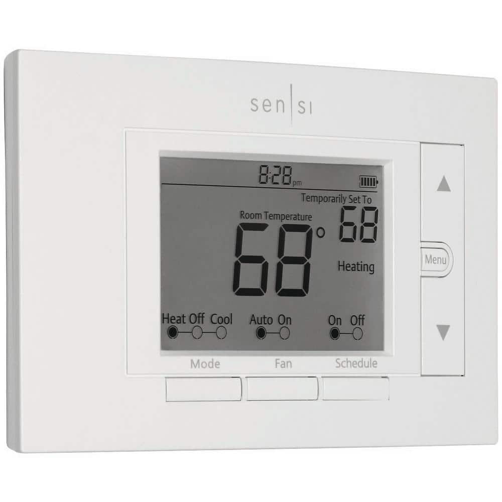 Sensi White Programmable Wi-Fi Smart Thermostat with Remote Access